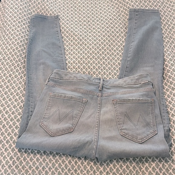 MOTHER The Looker Crop Skinny Jeans in Fresh Catch Size 28 - Picture 6 of 16